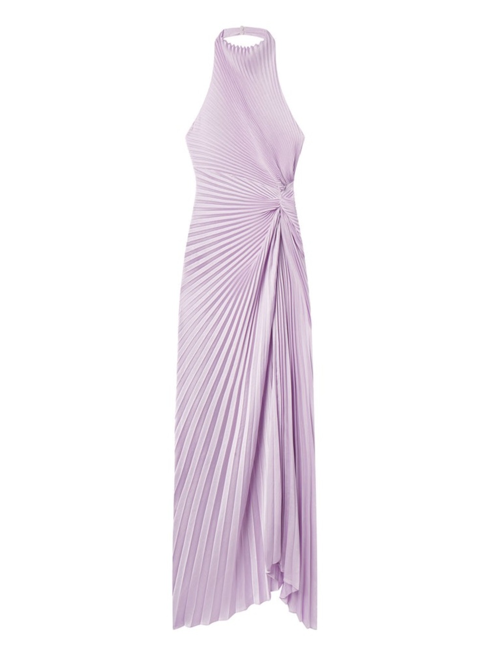 A.L.C. Lilac Halter Pleated Maxi Dress US 0/2